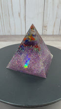 Load and play video in Gallery viewer, Chakra Pyramids, Triangle, Paperweight, Art
