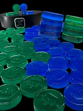 Load image into Gallery viewer, Chess Pieces 3 Sizes - Checkers Pieces 2 Sizes - Pre Made Resin
