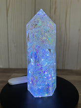 Load image into Gallery viewer, Crystal Tower, Paperweight, Resin Art, Custom
