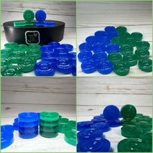 Load image into Gallery viewer, Chess Pieces 3 Sizes - Checkers Pieces 2 Sizes - Pre Made Resin
