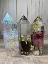 Load image into Gallery viewer, Crystal Tower, Paperweight, Resin Art, Custom

