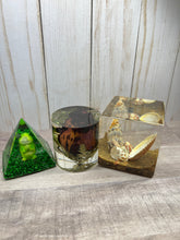 Load image into Gallery viewer, Cube, Pyramid &amp; Cylinder Art / Preservation / Paper Weight
