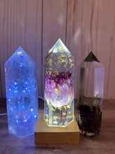 Load image into Gallery viewer, Crystal Tower, Paperweight, Resin Art, Custom
