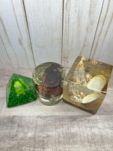 Load image into Gallery viewer, Cube, Pyramid &amp; Cylinder Art / Preservation / Paper Weight
