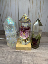 Load image into Gallery viewer, Crystal Tower, Paperweight, Resin Art, Custom
