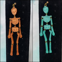 Load image into Gallery viewer, Skeleton Necklace or Skull Earrings
